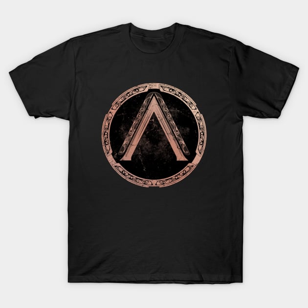 Sparta Lambda Symbol T-Shirt by NicGrayTees